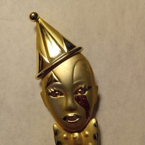 Silvery Goldish Vintage Brooch